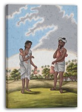 Tela/Cornice Anonimo, indiano, XIX secolo - Solf-Coraven, o mendicante, di trad