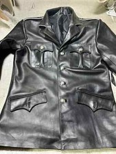 Giacca uniforme pelle uomo