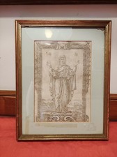 Incisione Antica Madonna Greca