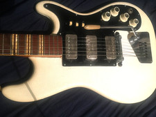 CHITARRA ELETTRICA HÖFNER 173 SW-WS-suche anni 60 E-GIT AMPLIFICATORE BASSO ECO SINTETIZZATORE PHONO