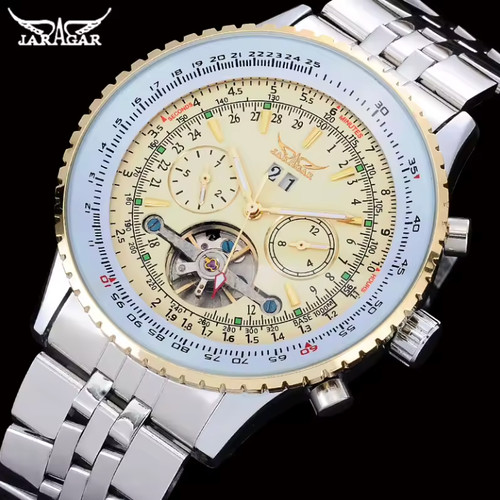 Jaragar orologi uomo - uomo, acciaio