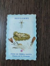 Betlemme, Holy Card, Fiori di Terra Santa, AR Dep Centro Terra Santa, Milano