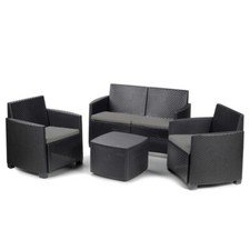 Set salotto giardino rattan - giardino,