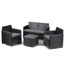 Set Salotto da Giardino Rattan