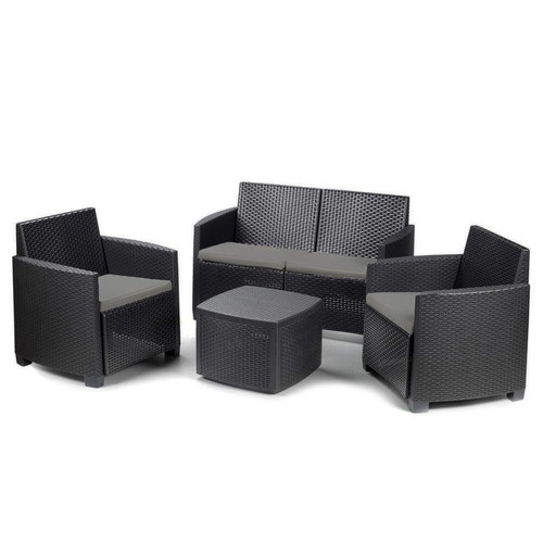 Set salotto giardino rattan - set, da