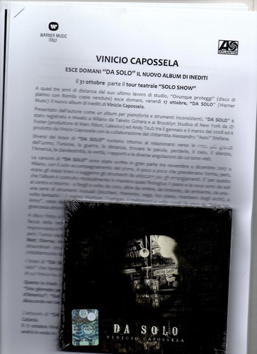 Vinicio capossela cartella - capossela,