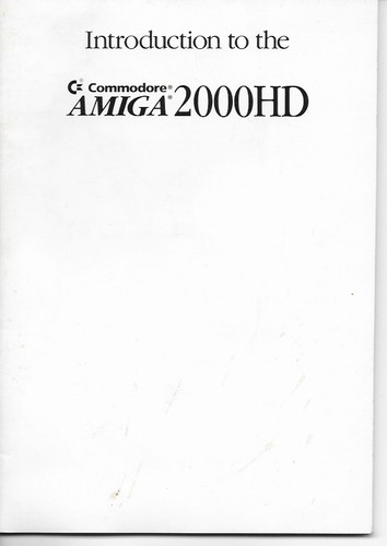 Commodore amiga 2000 - amiga, hd