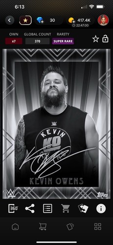 Digital topps wwe slam 2020 - topps,