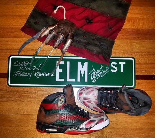 Freddy krueger air jordan s - air, 5's