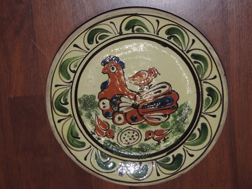 Antico piatto maiolica con - maiolica,