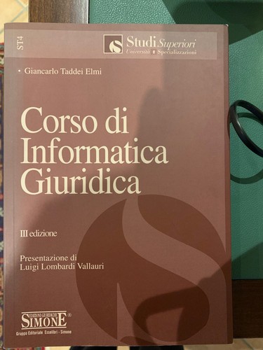 Corso informatica giuridica - corso,