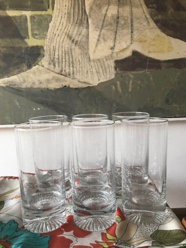 Set bicchieri vetro anni - set, 6