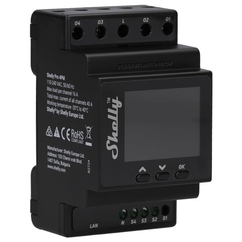 Shelly pro 4pm interruttore - shelly,