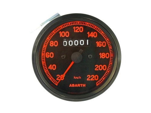 Tachimetro abarth 80mm - tachimetro,