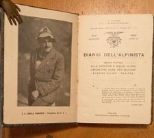 TAVECCHI Umberto. DIARIO DELL'ALPINISTA. Bergamo, Tecnografica Tavecchi, 1933