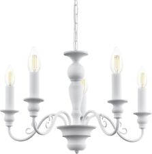 Eglo Caposile Lampadario a 5 luci vintage, stile rustico, shabby chic