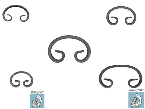 Ornamento per recinzione - c,