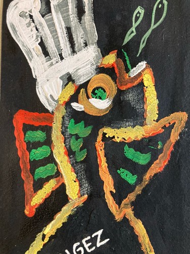 Bel disegno gouache pesce - bel,
