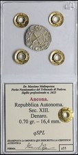 Ancona Repubblica Autonoma Denaro Monete antiche medievali e rinascimentali