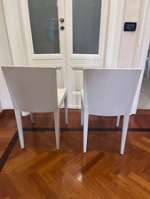 coppia di sedie in pelle