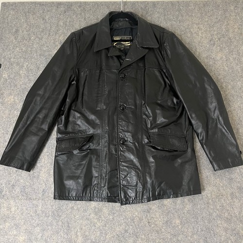 Giacca pelle nera - , montgomery