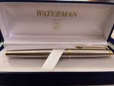 WATERMAN NUOVA Stilografica made in France  ARGENTO MASSICCIO 925 con custodia
