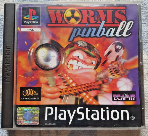 Worms pinball playstation - worms,
