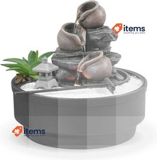 Zen'Light Interno Zen Giardino Fontana, Cascata Barattolo Fontana H21 CM - Oasis