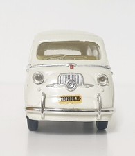 MODELLINO VINTAGE 1/43 FIAT 600 MULTIPLA BIANCA MARCA GIOCHER