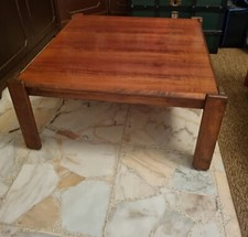 TAVOLINO FUMO LEGNO MASSELLO NOCE ANNI 1970