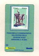 ECCIDIO DIVISIONE ACQUI TESSERA FILATELICA 2002