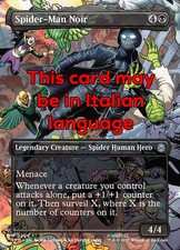 MTG SPIDER-MAN NOIR 204 EXC - SPIDER-MAN NOIR - SPM X IT - MAGIC