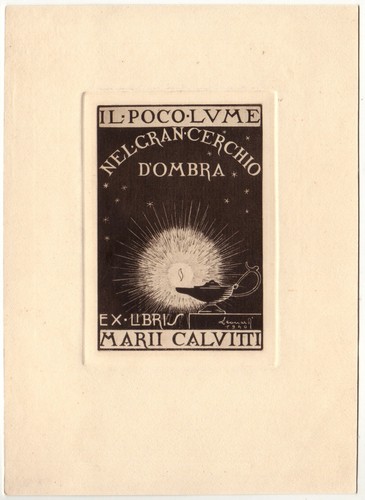 Leonardi exlibris für marii - exlibris,