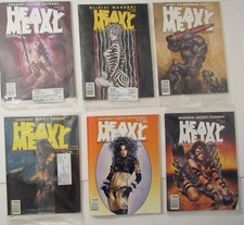 Lot of 6 HEAVY METAL MAGAZINE