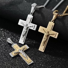 Collana Uomo Grande Gesù