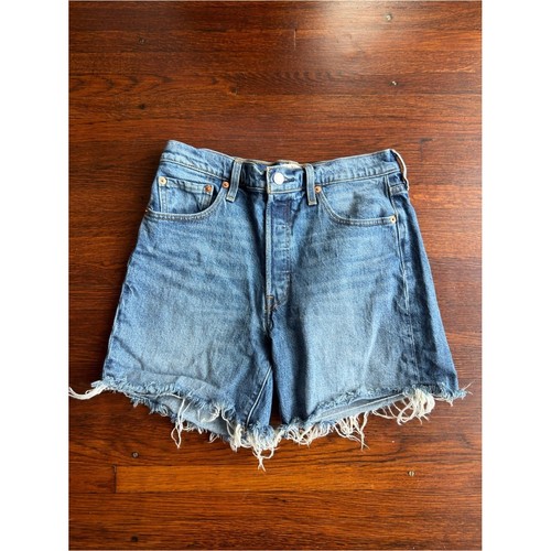 Levi 501 frayed hem - frayed,