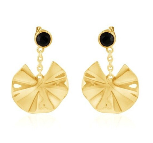 Orecchini charm catena disco - orecchini,
