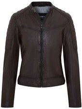 Giacca In Pelle Biker Retro
