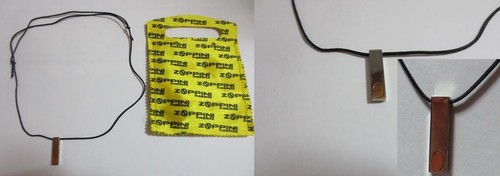 Collana pendente bicolore - pendente,