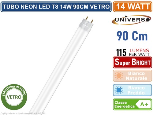 Tubo led smd vetro - led, t8