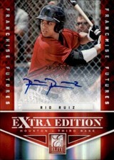 2012 Panini Elite Extra Edition Franchise Autograph #77 Rio Ruiz /590 Astros RC