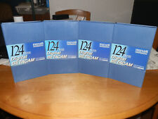 LOT 4 CASSETTE DIGITAL BETACAM MAXELL B-D124L DÉBALLÉES NEUVES NEW BLANK TAPE!!!