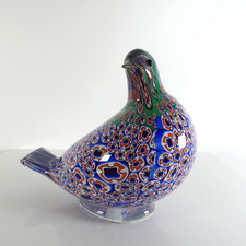 Colomba vintage in vetro di