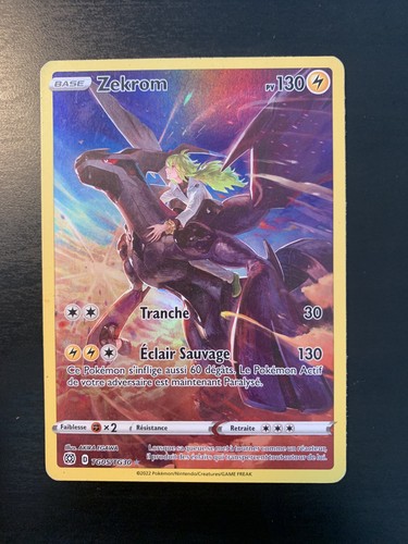 Carte pokémon zekrom - pokémon,