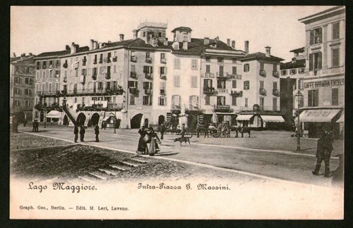 Lago maggiore intra piazza - maggiore, intra,