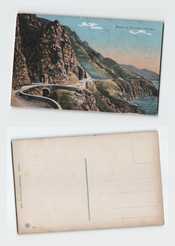 Postcard amalfi coast strada - amalfi,
