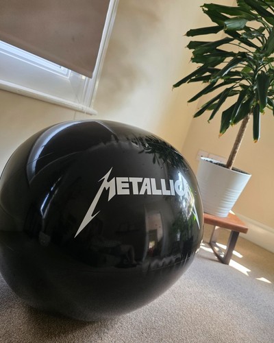 Palla gonfiabile metallica - palla,