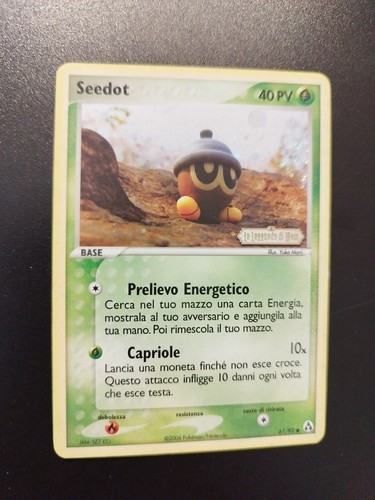 Seedot stamped ex legend - seedot,