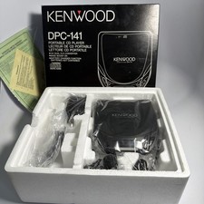 KENWOOD DPC-141 LETTORE CD PORTATILE VINTAGE NUOVO IN SCATOLA CUFFIE ALIMENTATORE