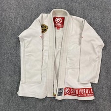 Shoyoroll BJJ Gi Giacca Uomo A1 Bianco Kimono Top Patch Jiu-Jitsu Versus World